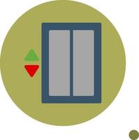 Elevator Colorful Icon Icon vector