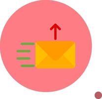 Send Colorful Icon Icon vector
