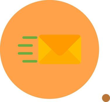 mensaje vistoso icono icono vector