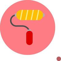 Paint Roller Colorful Icon Icon vector