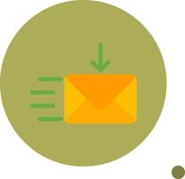 Recieve Colorful Icon Icon vector