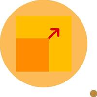 Maximize Colorful Icon Icon vector