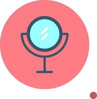 Mackup Mirror Colorful Icon Icon vector
