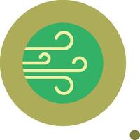 Wind Colorful Icon Icon vector