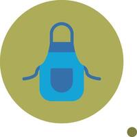 Apron Colorful Icon Icon vector