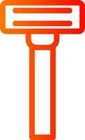Razor Colorful Icon Icon vector