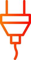 Plug Colorful Icon Icon vector