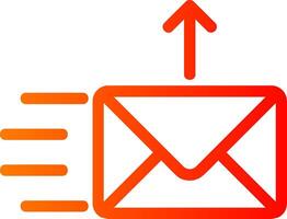 Send Colorful Icon Icon vector