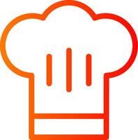Chef Hat Colorful Icon Icon vector