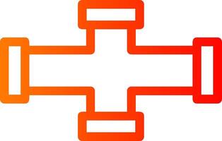 Pipe Colorful Icon Icon vector