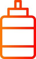 Ketchup Colorful Icon Icon vector