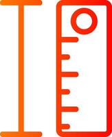 Ruler Colorful Icon Icon vector