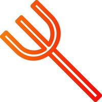 Fork Colorful Icon Icon vector
