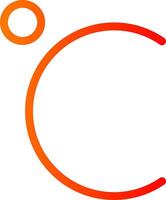 Celsius Colorful Icon Icon vector