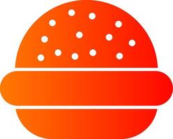 Burger Colorful Icon Icon vector