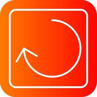 Reload Colorful Icon Icon vector