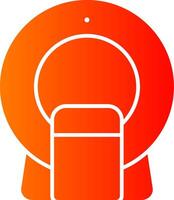 Ct Scan Colorful Icon Icon vector