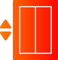 Elevator Colorful Icon Icon vector