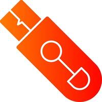 Flash Drive Colorful Icon Icon vector