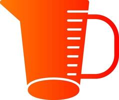 Measuring Jug Colorful Icon Icon vector