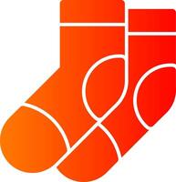 Socks Colorful Icon Icon vector