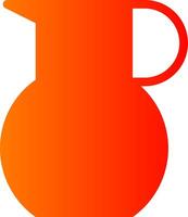 Jug Colorful Icon Icon vector