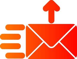 Send Colorful Icon Icon vector