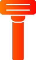 Razor Colorful Icon Icon vector