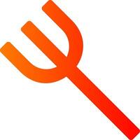 Fork Colorful Icon Icon vector