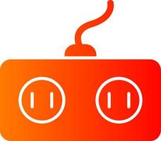 Power Socket Colorful Icon Icon vector