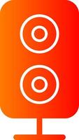 Speaker Colorful Icon Icon vector