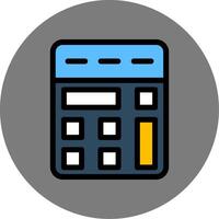 Calculator Colorful Icon Icon vector