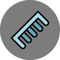 Comb Colorful Icon Icon vector