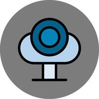 Web Camera Colorful Icon Icon vector