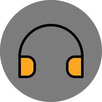 Ear Protector Colorful Icon Icon vector