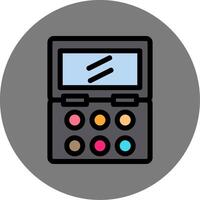 Eye Shadow Colorful Icon Icon vector