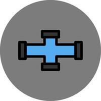 Pipe Colorful Icon Icon vector