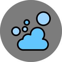 Foam Colorful Icon Icon vector