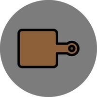 Chopping Board Colorful Icon Icon vector