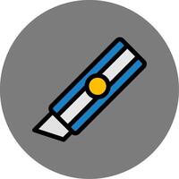 Cutter Colorful Icon Icon vector