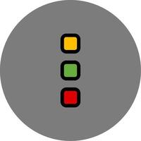 Option Colorful Icon Icon vector