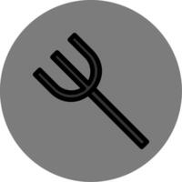 Fork Colorful Icon Icon vector