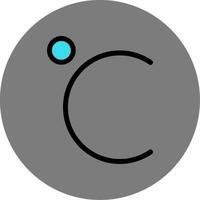 Celsius Colorful Icon Icon vector
