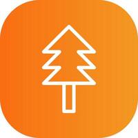 Trees Colorful Icon Icon vector