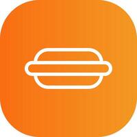 Hotdog Colorful Icon Icon vector
