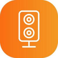 Speaker Colorful Icon Icon vector