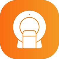 Ct Scan Colorful Icon Icon vector