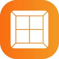 Window Colorful Icon Icon vector