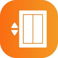 Elevator Colorful Icon Icon vector