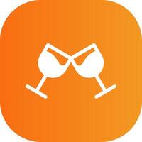 Wine Colorful Icon Icon vector